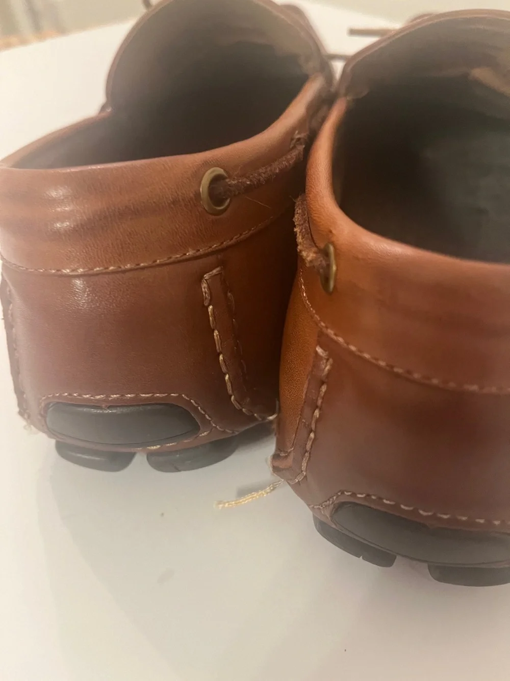 Kenneth Cole “Over the Moon” Leather Driving Loafers Slip on Shoes Men’s Size 10